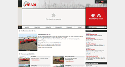 Desktop Screenshot of he-va.com