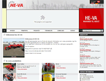 Tablet Screenshot of he-va.com